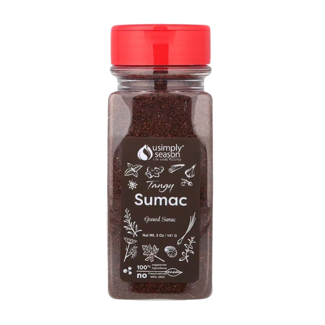 USIMPLY SEASON LIFE BOLDLY FLAVORED USimplySeason Sumac Spice (Tangy Powder, 5 Ounce)
