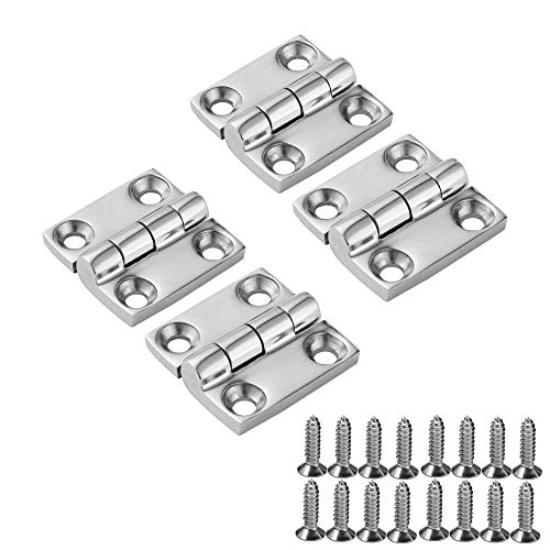 Boat 316 Stainless Steel Hinges 1.5″ x 1.5″ Hardware,Marine