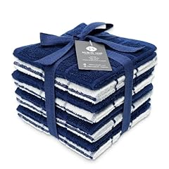 Navy (Solid and Check) 8 Pack