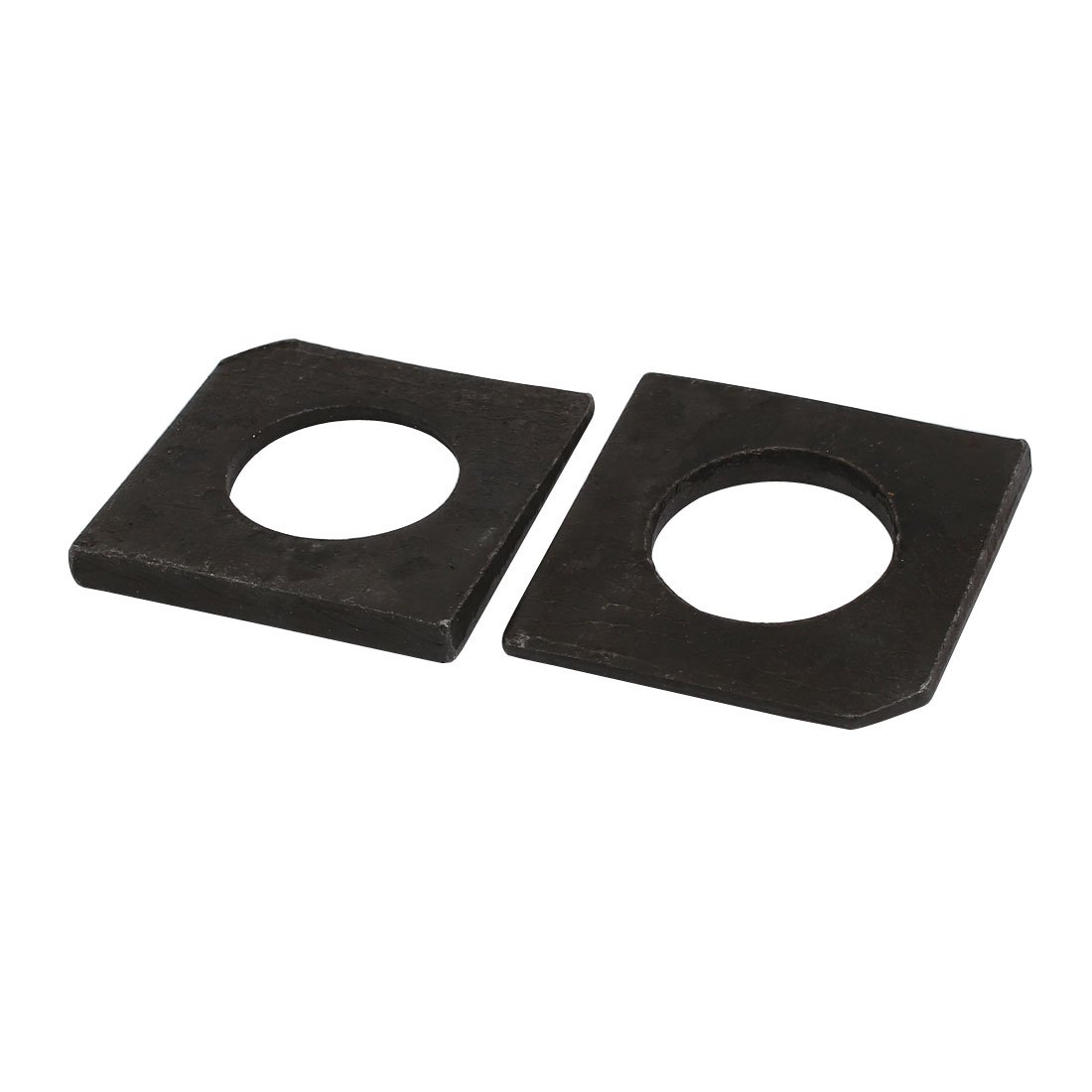 Aexit M30 Industrial quality Parts Carbon Steel Square Locking Washer Gasket Black 5pcs Model:60as306qo374
