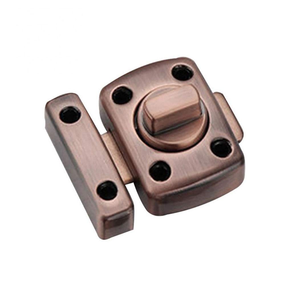 SFJSFIMQ Universal Door Latch Gate Security Sliding Lock Bolt Zinc Alloy with Screws(E)