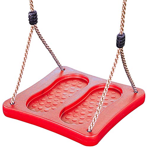 Preisvergleich Produktbild Stehschaukel / Fußschaukel aus Kunststoff, rot