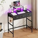 HIGDBFE Small Computer Desk 30...