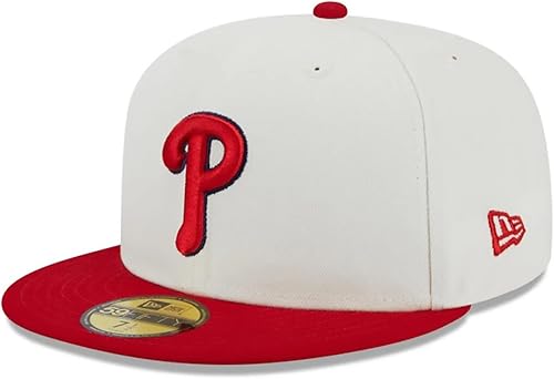 Miniatura 3 de New Era MLB 59FIFTY World Series Patch Cream 2-Tone Authentic Collection - Gorra de juego