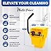PLASTIC PRINCE Mop Wringer Only Side Press Wringer Replacement for Commercial Mop Bucket on Wheels - 26-Quart or 35 Quart, Yellow
