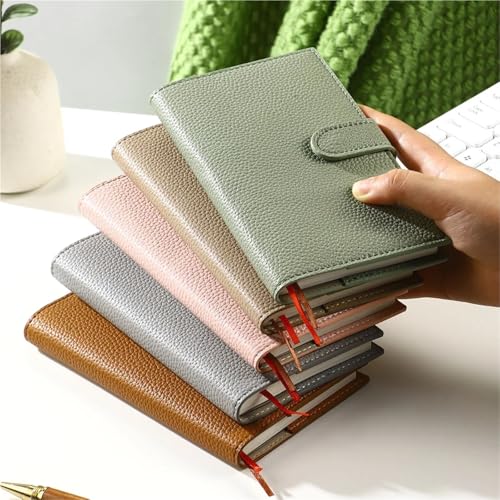 Carnet de planification A6 en cuir de haute qualité pour notes et rendez-vous - 7