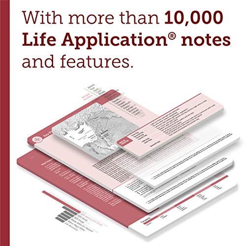Image of NIV Life Application Study Bible, Third Edition, Large Print (Red Letter, Hardcover)