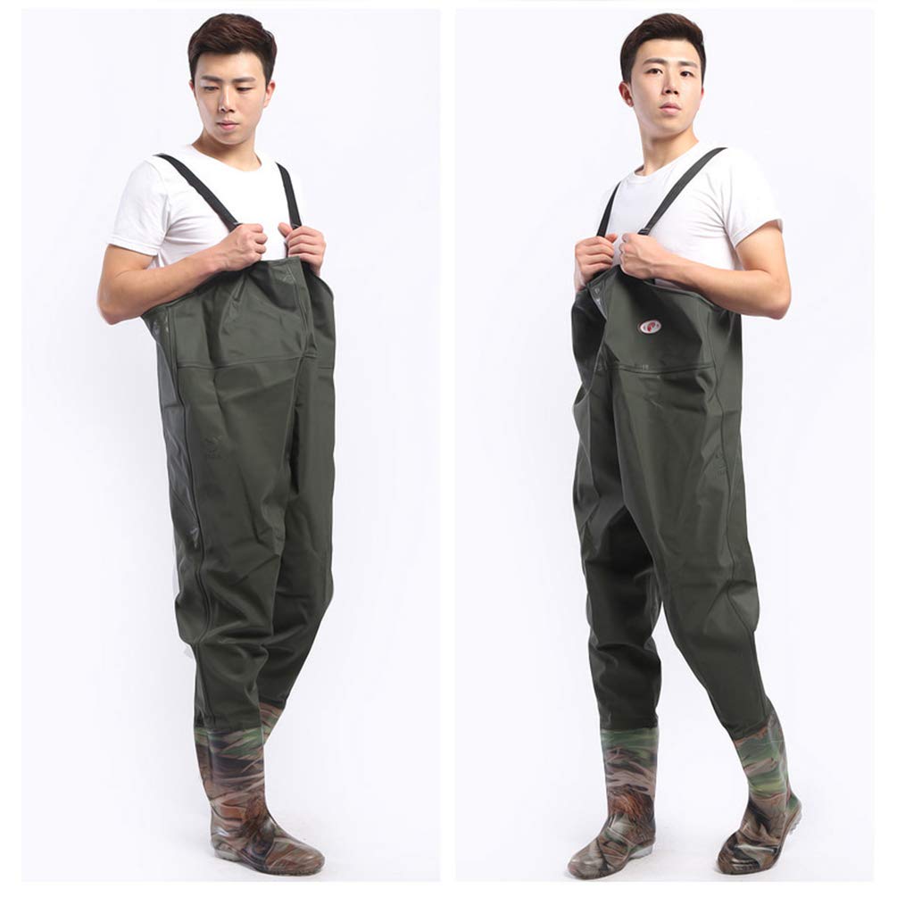 Stivali da Pesca Trampolieri da Pesca per Uomo e Donna, Impermeabile PVC Stivali da Pesca