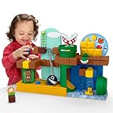 Les tout-petits peuvent explorer l’univers de Super Mario avec ce coffret qui comporte des sons emblématiques du jeu vidéo et de nombreuses activités interactives