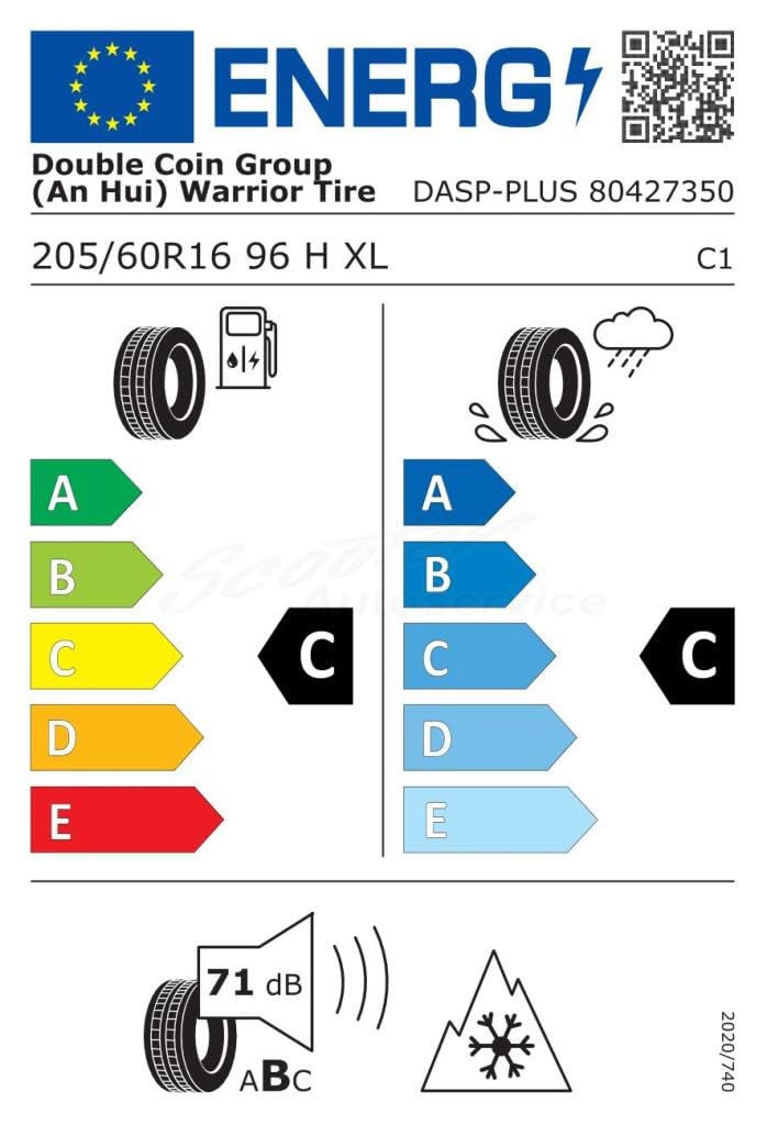 DOUBLE COIN 205/60 R16 96H 4 Stagioni XL Auto
