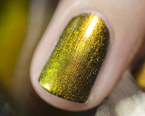 Image of ILNP Highline - Pale Gold, Pinkish Bronze, Light Green Ultra Chrome Color Shifting Nail Polish