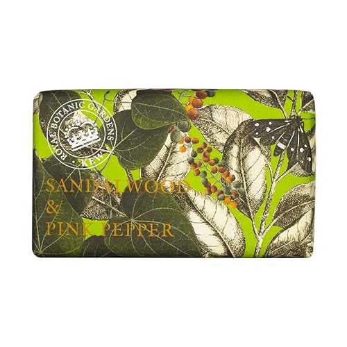 The English Soap Company Oag[fBO CObV\[vJpj[ KEW GARDEN L[K[f Luxury Shea Soaps VA\[v Sandalwood & Pink Pepper T_Ebh&s