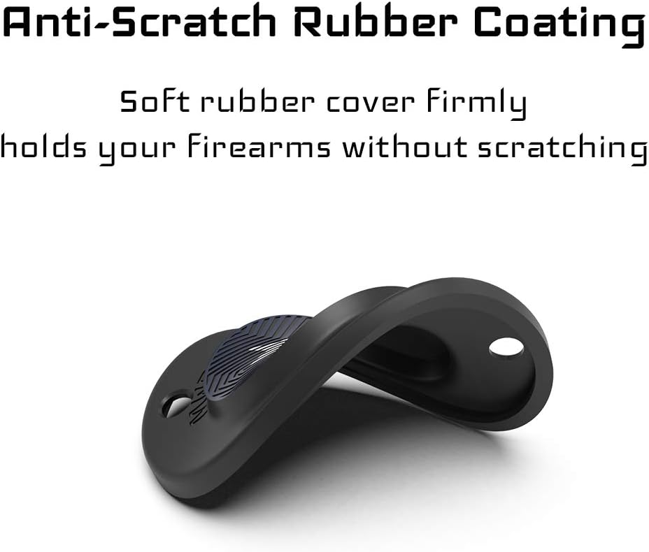 GMW 2 Pack Gun Magnet x Ar15 Gun Rack with Magazine Slot