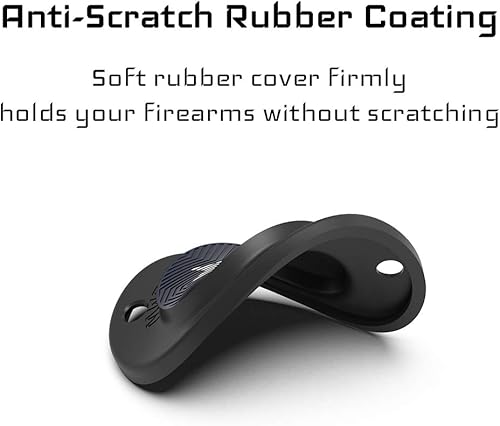 Miniatura 15 de GMW Gun Magnet [2-Pack] 30 lbs. Rating Magnetic Gun Mount HQ Rubber Coated Gun Magnet Buckler Series for Car, Truck, Desks, Safes, and Walls