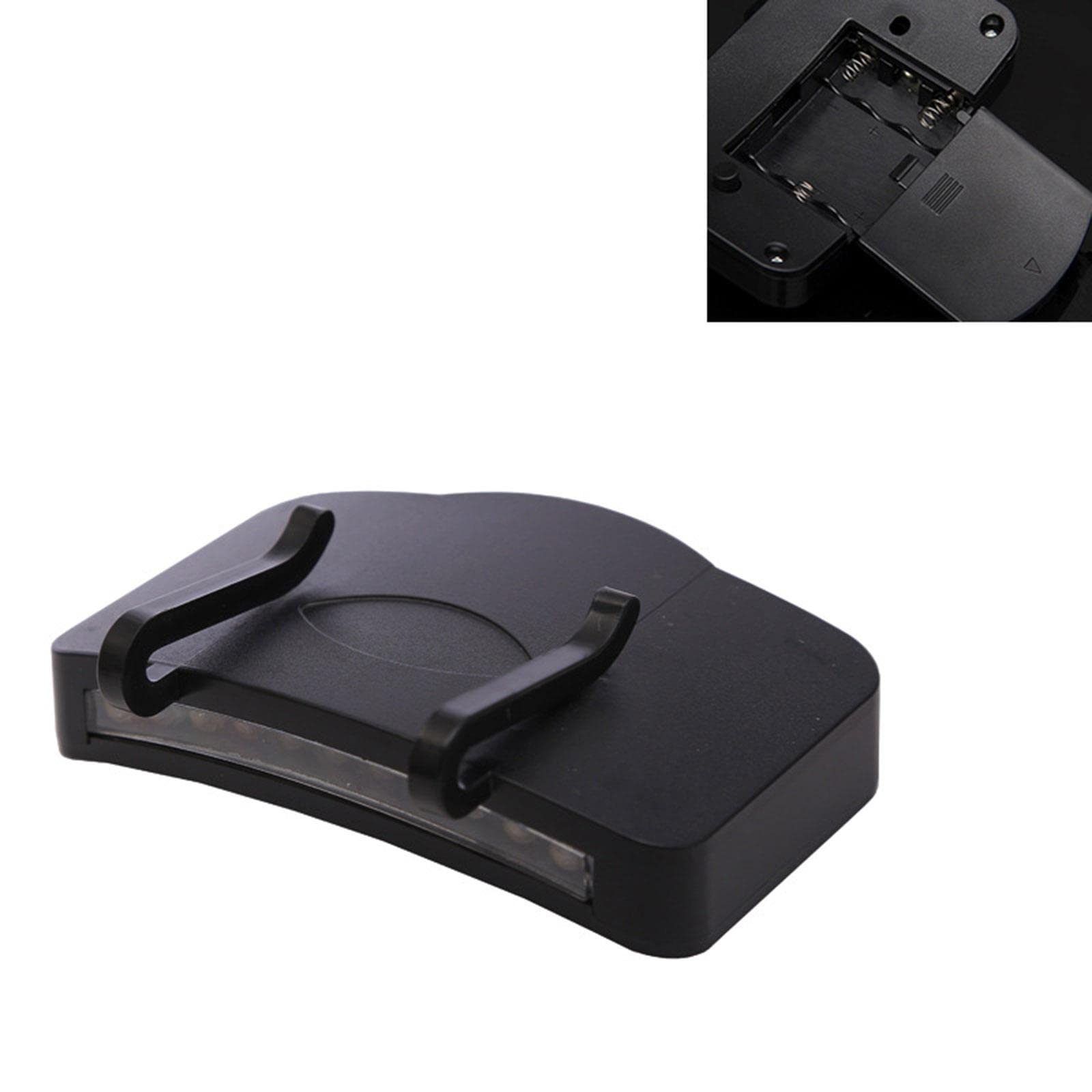 Clip On Cap LED Head Lamp Hat Light Torch Headwear Brim Fishing Battery-image-33