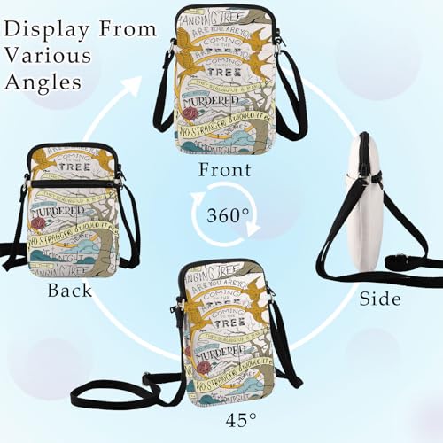 BWWKTOP Hunger Movie Crossbody Purse Movie Inspired Gifts Music Lover Canvas Shoulder Bag Hunger Movie Merch3