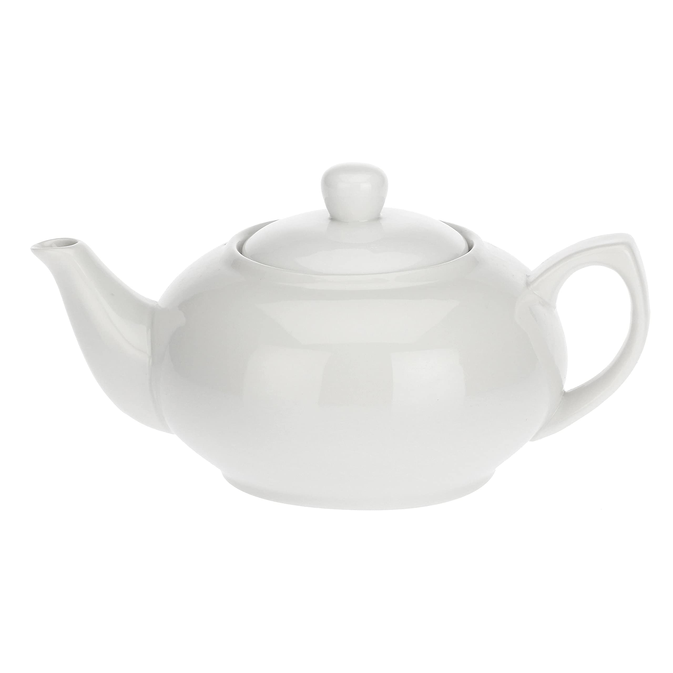 la Porcellana "Corte Tea Pot Gift Box, White, 800 cc