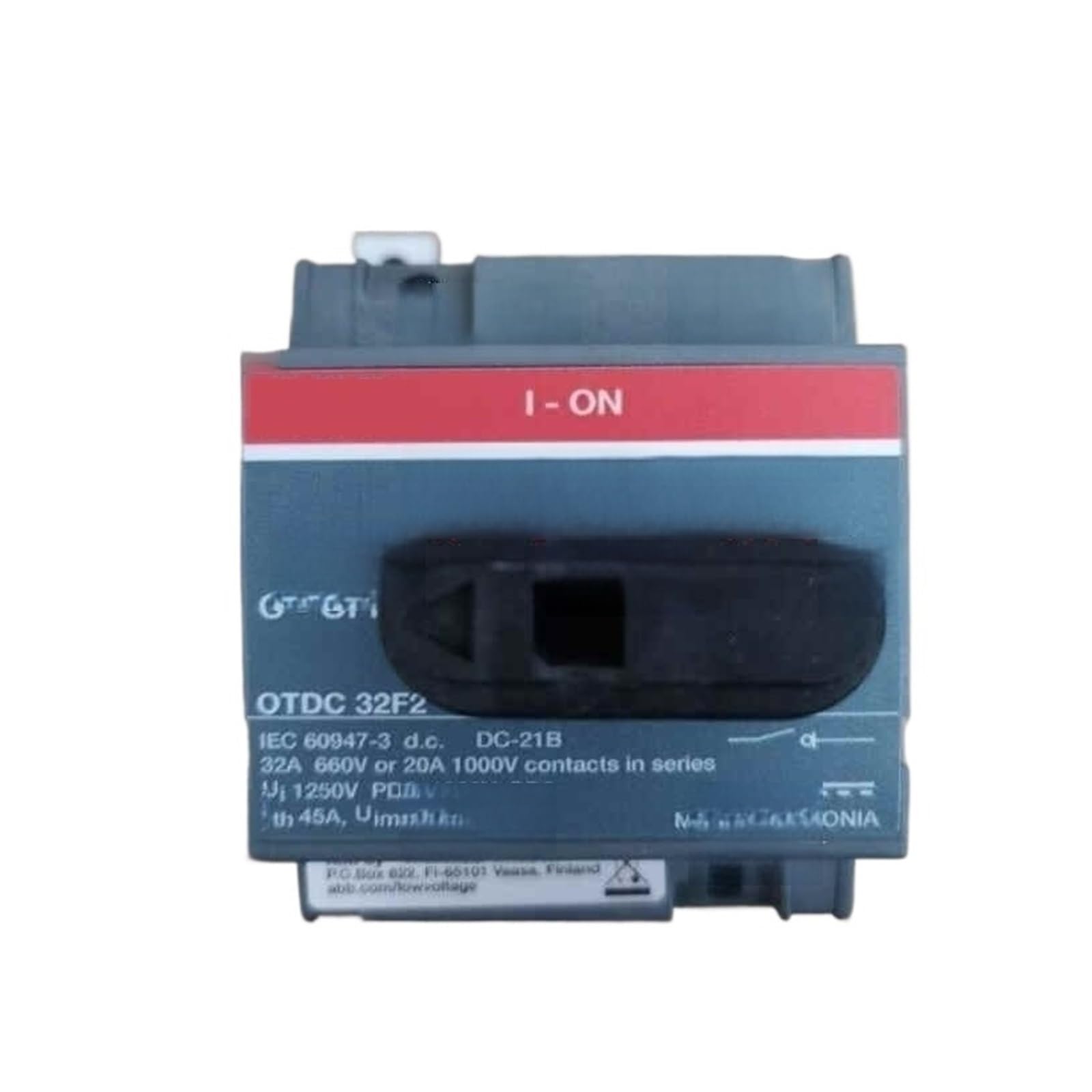 Interrupteur sectionneur OT160EV03P ABB triphasé pour armoire électrique