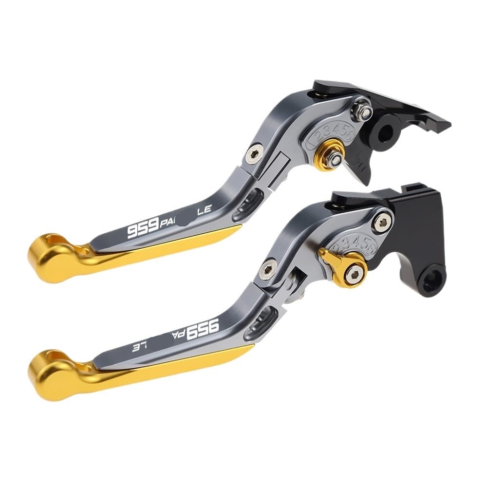 Pliqvbn Color M Clutch Brake Shafts Motorcycle Accessories Folding Extendable Brake Clutch Levers Adjustable Handle Set For 959 For Panigale 2016-2021