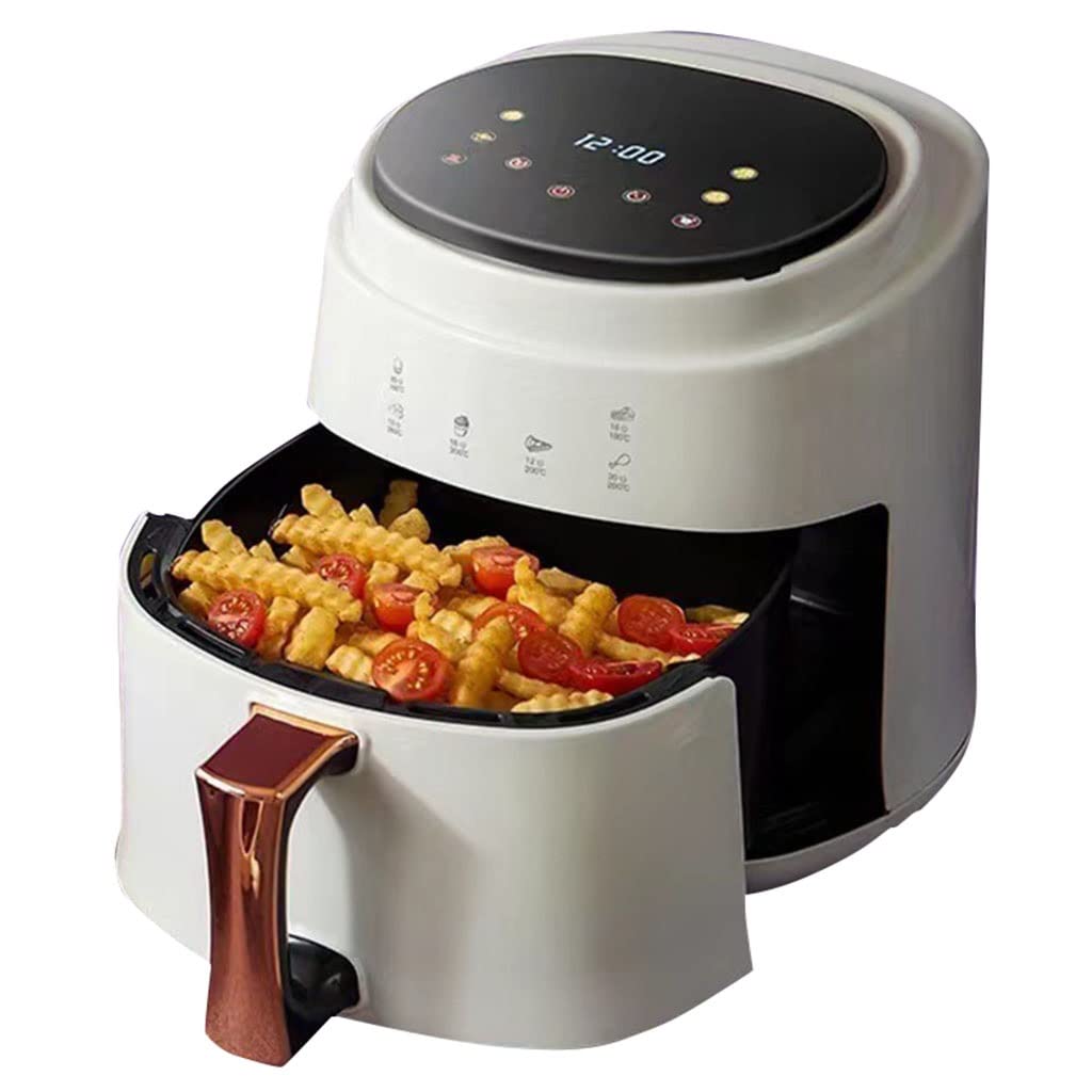 Friggitrice elettrica Intelligente di Grande capacità da 8 Litri Friggitrice ad Aria Multifunzionale per Uso Domestico Forno di Cottura Non Fritto Friggitrice ad Aria Macchina per