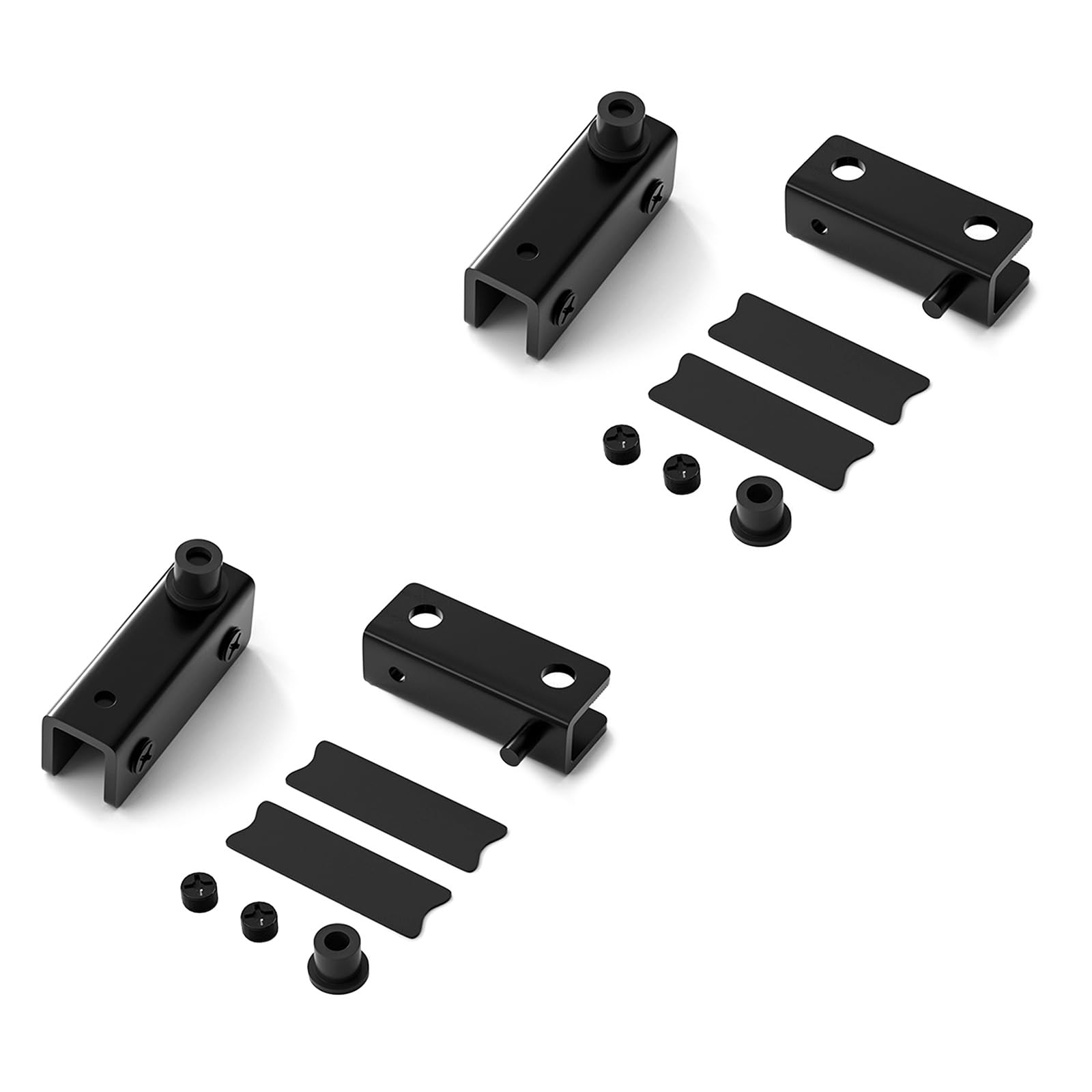 Stainless Steel Heavy Duty Cabinet Hinges, Rustproof Quiet Closing with Soft Buffers for Kitchen Bathroom Furniture Quiet Closing Hinges for Cabinets
