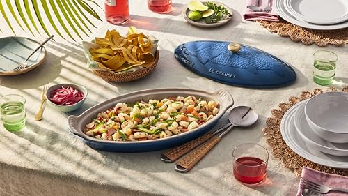 Image of Le Creuset Stoneware Heritage Fish Baker, 1.7 qt., Marseille