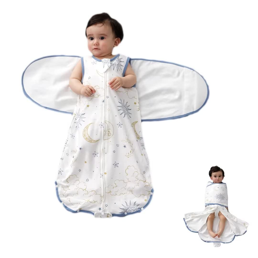 Baby Swaddle Blankets-Baby sleep sack 3-9 Months -3-Way Adjustable Wearable Blanket for boy and girls