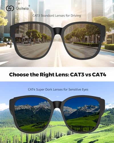 Goiteia Large Cataract Sunglasses over Glasses Men Women-Polarized Wrap Around Sunglasses with Side Shields-UV400 Protection4