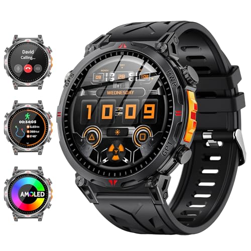 Rmana Reloj Inteligente Hombre con GPS, 1.6