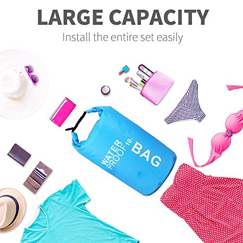 Saco seco ao ar livre Fdrirect/saco impermeável flutuante 2L / 5L / 10L para passeios de barco, caia