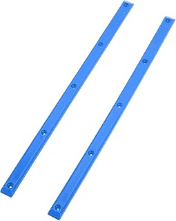 Skateboarding Rail, Glossy Appearance Rib Bones Rails Wear Resistant Durable POM with Screws for Skateboarding for Longboard for Young People(blue)