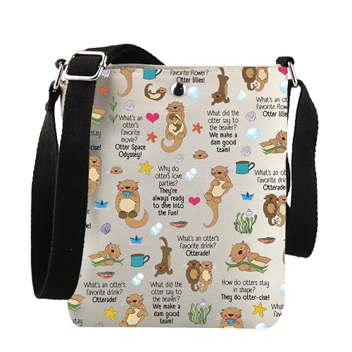 Sea Otter Gift Otter Themed Crossbody Bag Otter Lover Gift Animal Lovers Gift For Her