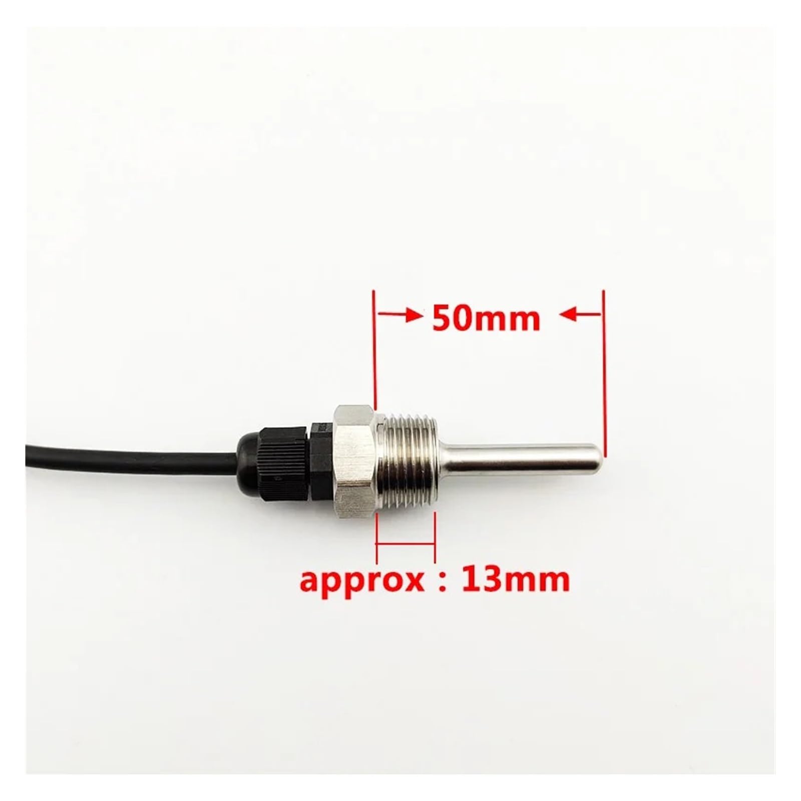 PT100-Temperatursensor, Pt1000-Thermoelement-Temperatursensor | BSP G1/2" Gewindefühler(Pt1000 probe 30mm)