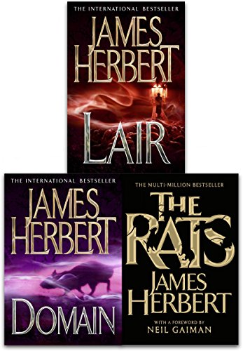 The Rats Trilogy 3 Books Collection Set by James Herbert (Domain, Lair, The Rats)
