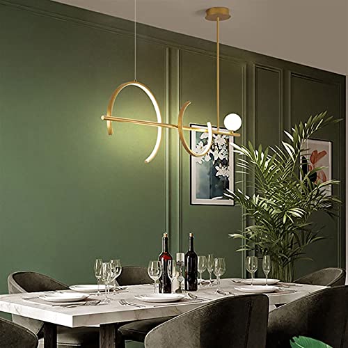 Lustre LED salle à manger suspendu 42W variable pour salon - 5