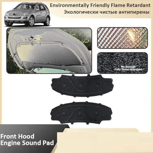 Isolant phonique capot Benz W164 coton insonorisant GLE 2006-2011