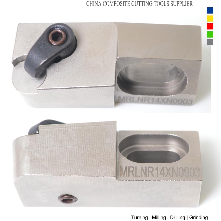 Diamond PCD CBN PCBN Round Insert Tool Holder,for RNGN0903 RNGN32 RNGN 0903 3/8 Turning Milling Tools Cutter,for Surfacing Cylinder Heads,Blocks (MRLNL14XN0903(RNGN32) Left Hand)