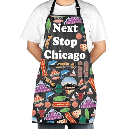 Tablier Chicago avec poches pour réussir vos barbecues et recettes