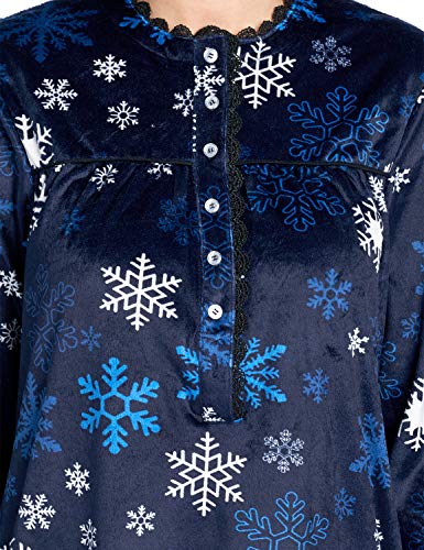 Ashford & Brooks Women's Micro Fleece Long Sleeve Nightgown4