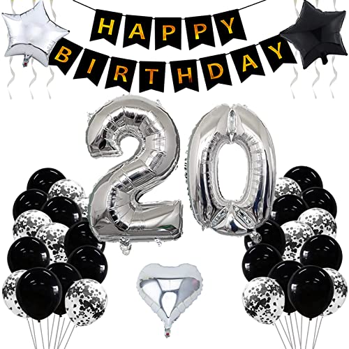 Geburtstagsdeko 6 Jahre - 13 Stück Folienballons Set Für Kinderparty