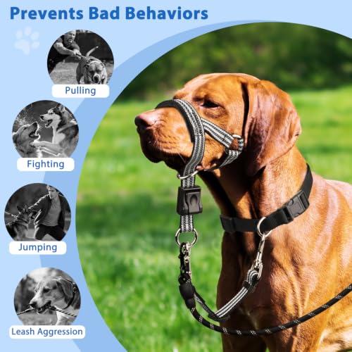 BARKLESS No Pull Dog Head Collar for Gentle Training Walking, Head Halter by BARKLESS - Used condition - Image 6