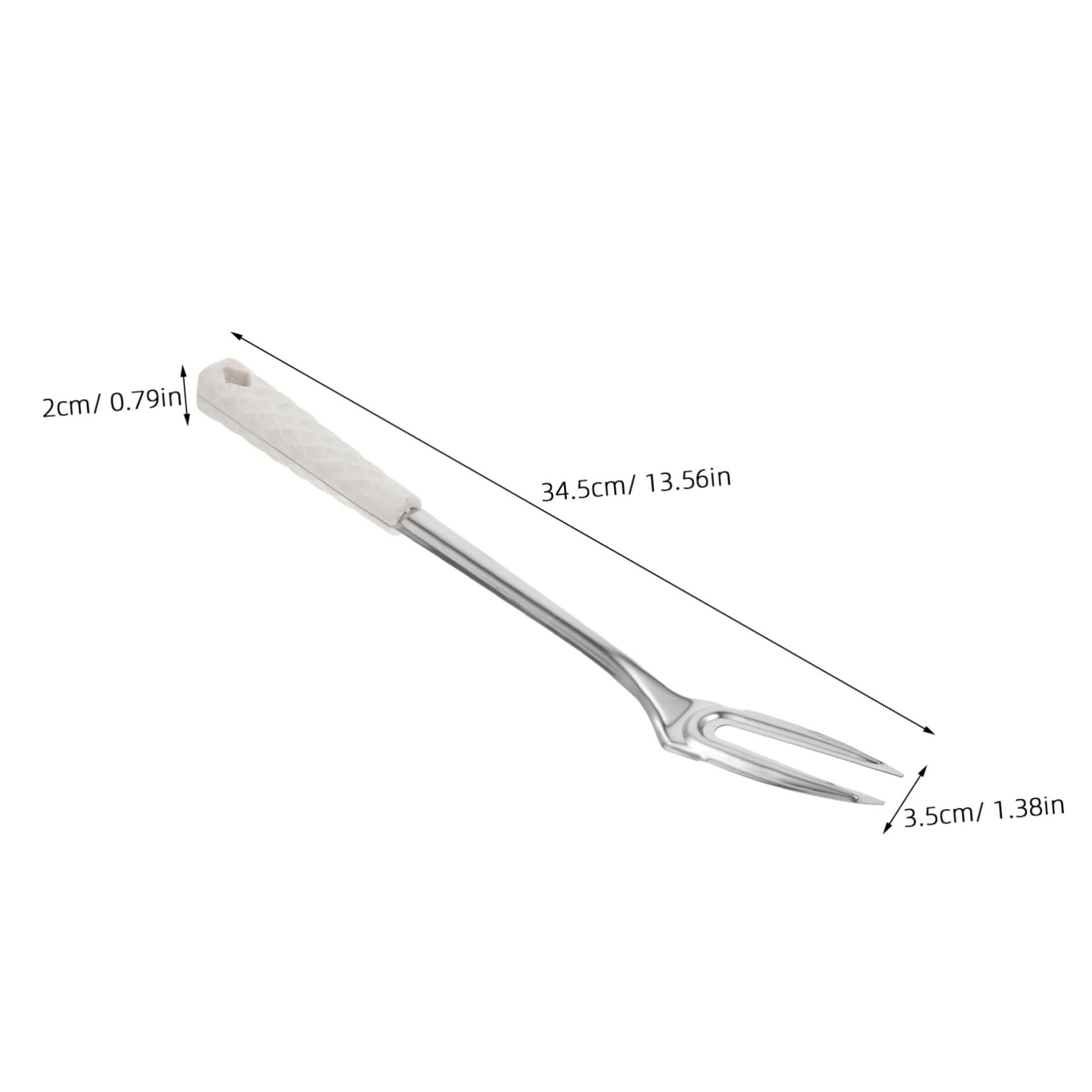 BEBEMOKO Large Serving Fork Stainless Steel Meat Fork for Lifting Potatoes Sushi and More Restaurant Random