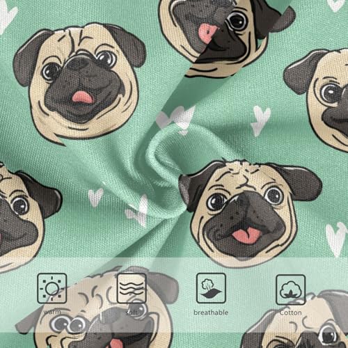 Girls Underwear Soft Cotton Cute Pugs Kids Panties in Sizes 2/3t, 4t, 5t, 6 and 83