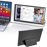 Bunosdias Kwumsy KX 15.6'' Triple Portable Monitor for Laptop Screen Extender Dual Monitor Extender, USB-A/Type-C/HDMI, Plug and Play for Windows/MAC/Android (11.6 Inches)