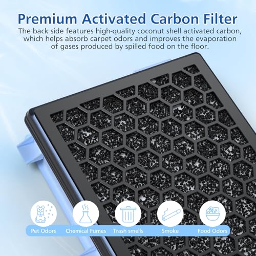 Image of 3 Pack SF-HA 50 Filters, Only Compatible with Miele Compact C1 & C2, Complete C2 & C3, S8340, S4, S5, S6, S8, S4000-S8999 and Guard L1 / M1 / S1 Vacuum Cleaners-NOT for Classic C1 or Complete C1