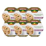 Genova Premium Tuna Mediterreanean Lentil & Grain Salad, 7.76 Ounce Bowls (Pack of 6), Ready to Eat