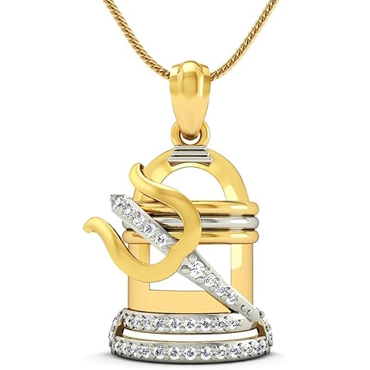 925 Sterling Silver Gold Plated Om Pendant