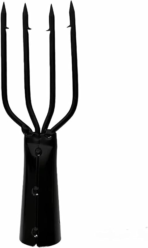Fishing Spear, 4/5,Prong Fishing Spear, Spearhead Fork Spear, Frog Spear Barbed Fishing Spear Pole for Fishing and Hunting Frogs in Ponds, Rivers and Lakes