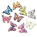 24pcs Enamel Butterfly Pendant Charms for Jewelry Making Bracelet Necklace Earring HM488