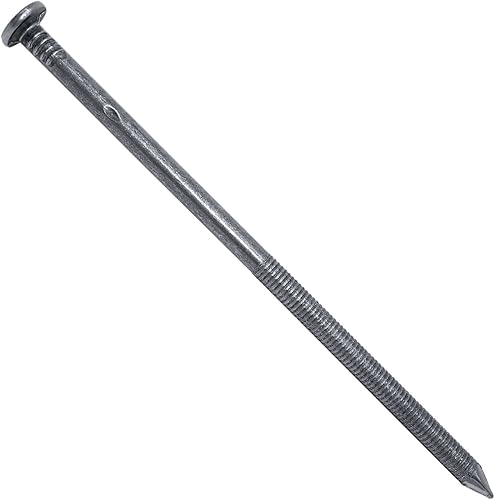 Miniatura 9 de Jake Sales Clavos de granero de poste con revestimiento de vinilo recubierto de vinilo de 5 pulgadas. 40D - 5 libras ~ 140 clavos. Se utiliza